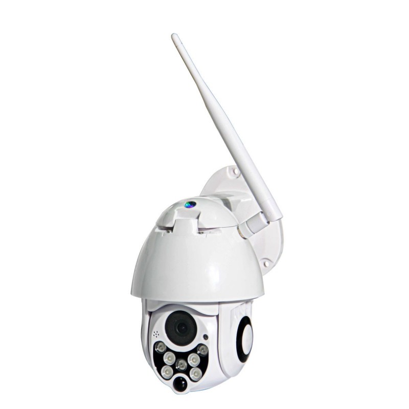 Telecamera spia con lampadina LED - Wi-FI Senza filo - Videocamera fisheye  360° FULL HD 1080p. Infrarosso + Audio + Supporto snodabile (opzionale)