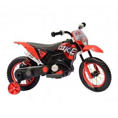 FP-TECH - MOTO ELETTRICA PER BAMBINI MOTOCICLETTA 2 POSTI CON USB MP3 LED  SOSPENSIONI E RUOTE IN GOMMA AD ARIA (Arancione)