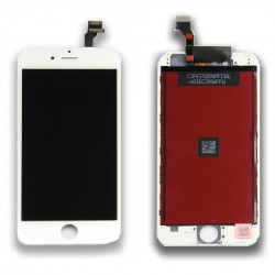 TOUCH SCREEN DISPLAY LCD RETINA SCHERMO E VETRO + FRAME IPHONE 6 BIANCO APPLE CON ATTREZZI DI SMONTAGGIO